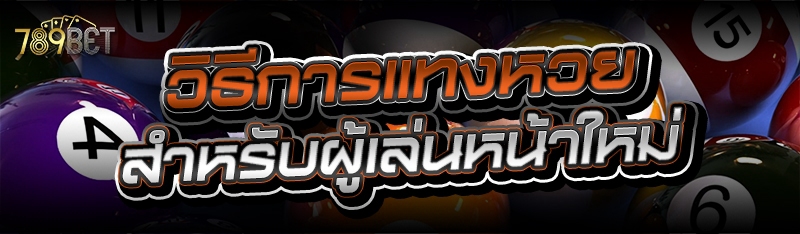 วิธีการแทงหวย สำหรับผู้เล่นหน้าใหม่